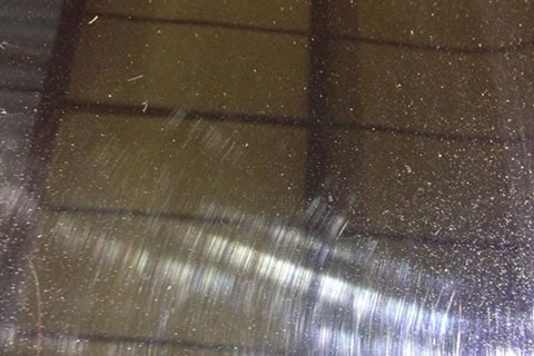 Swirls marks on a car